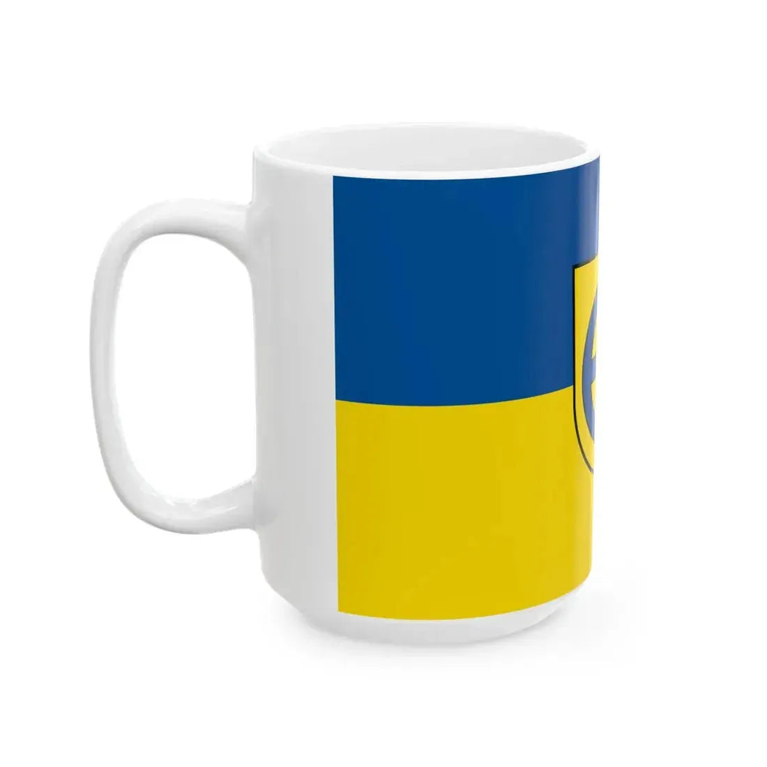 Flagge Leinfelden-Echterdingen (Germany) White Coffee Mug - Go Mug Yourself