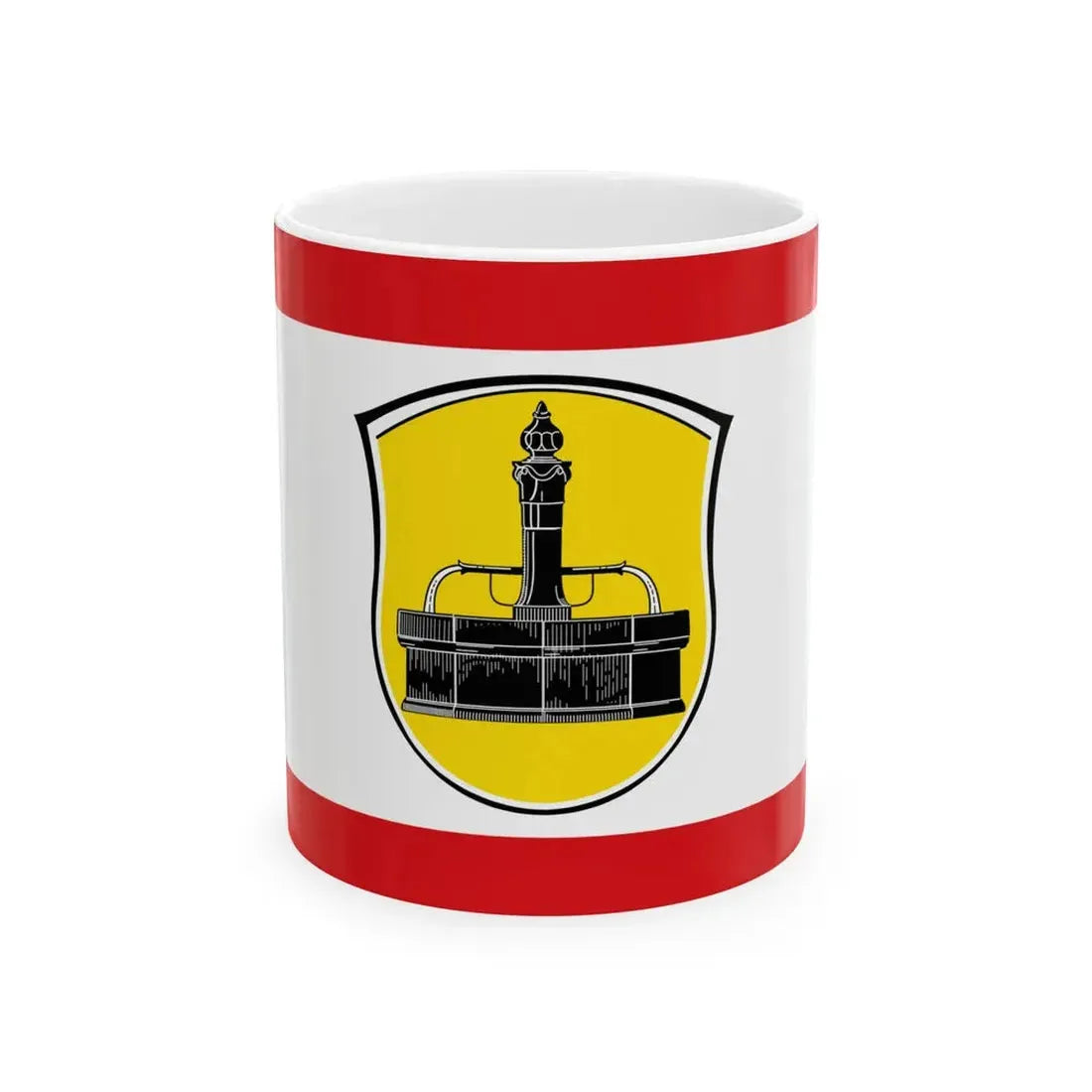 Flagge Lengfeld Odw (Germany) White Coffee Mug 11oz - Go Mug Yourself