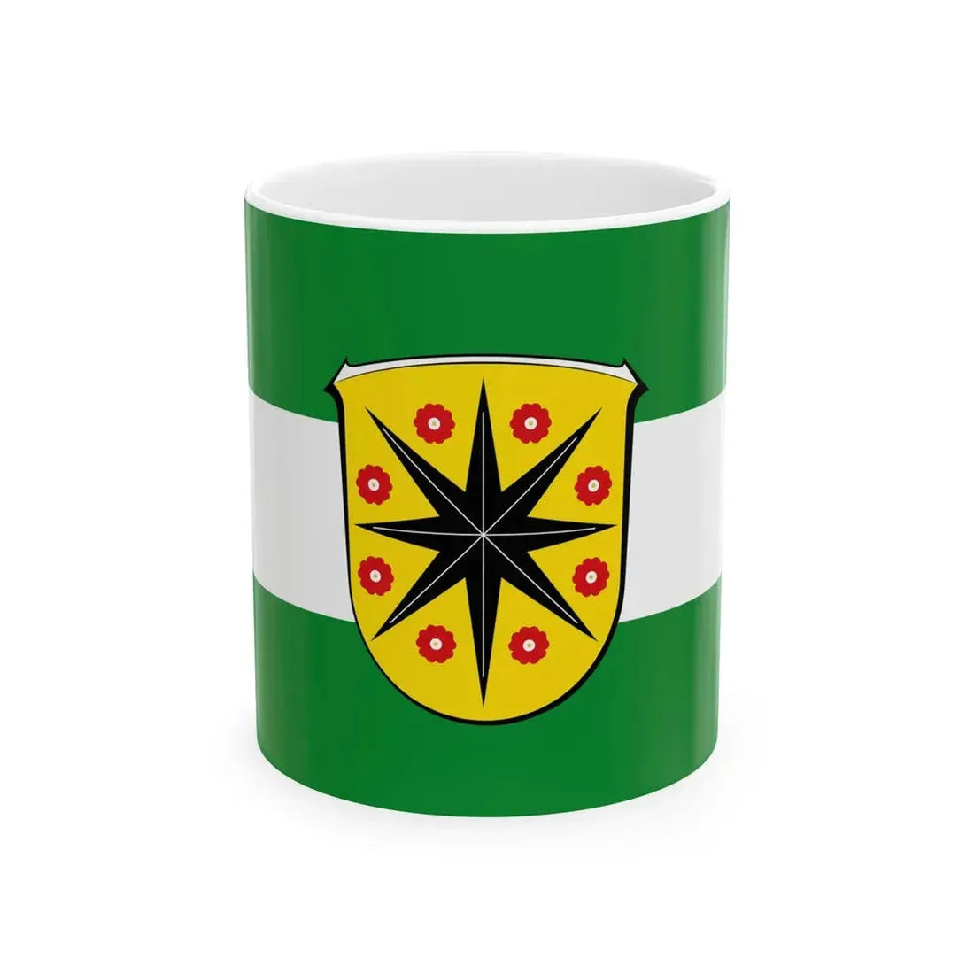 Flagge Lichtenfels Hessen (Germany) White Coffee Mug 11oz - Go Mug Yourself