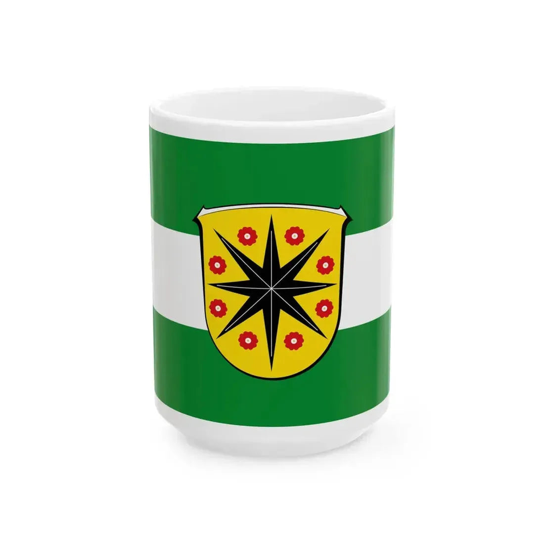 Flagge Lichtenfels Hessen (Germany) White Coffee Mug 15oz - Go Mug Yourself