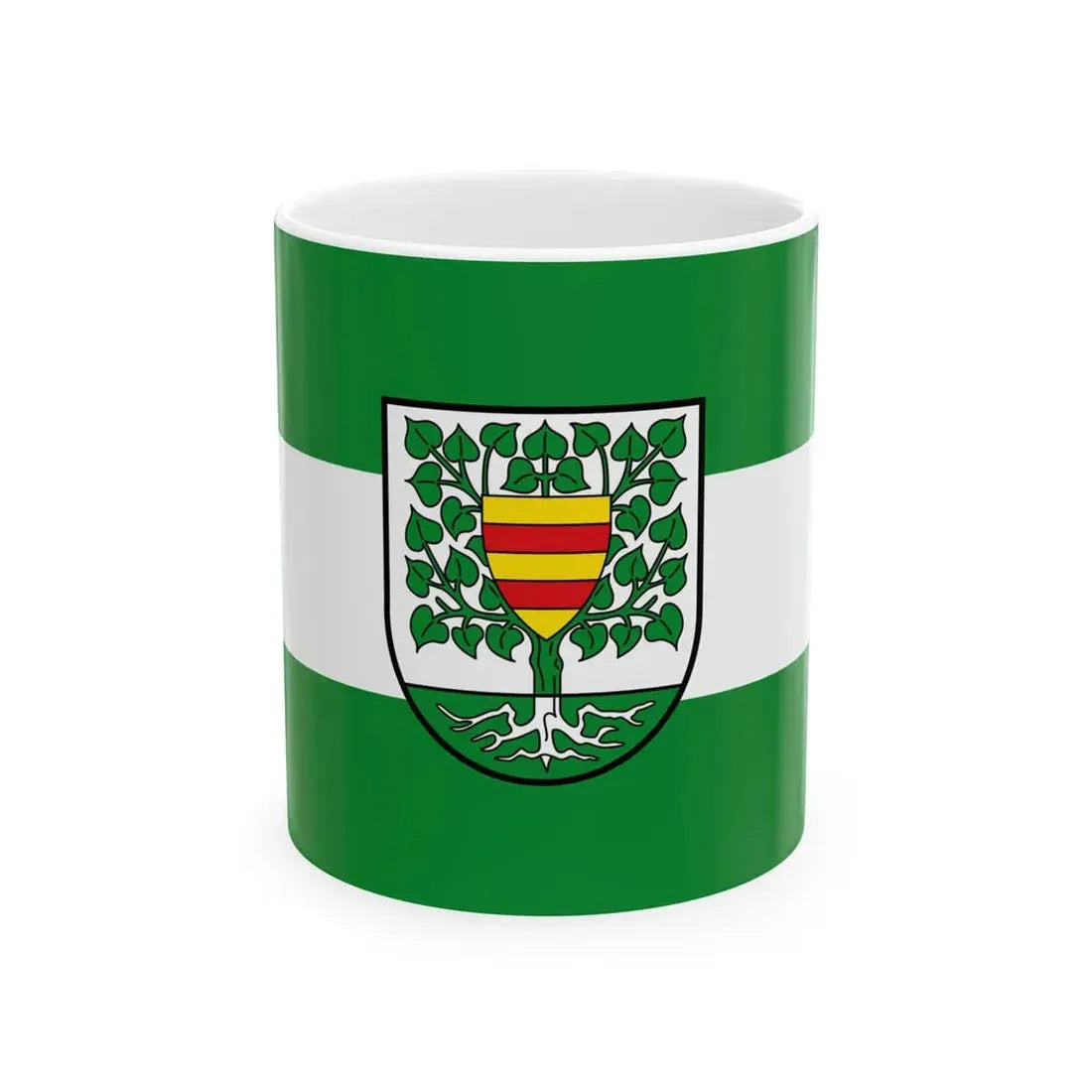 Flagge Lindern Oldb (Germany) White Coffee Mug 11oz - Go Mug Yourself