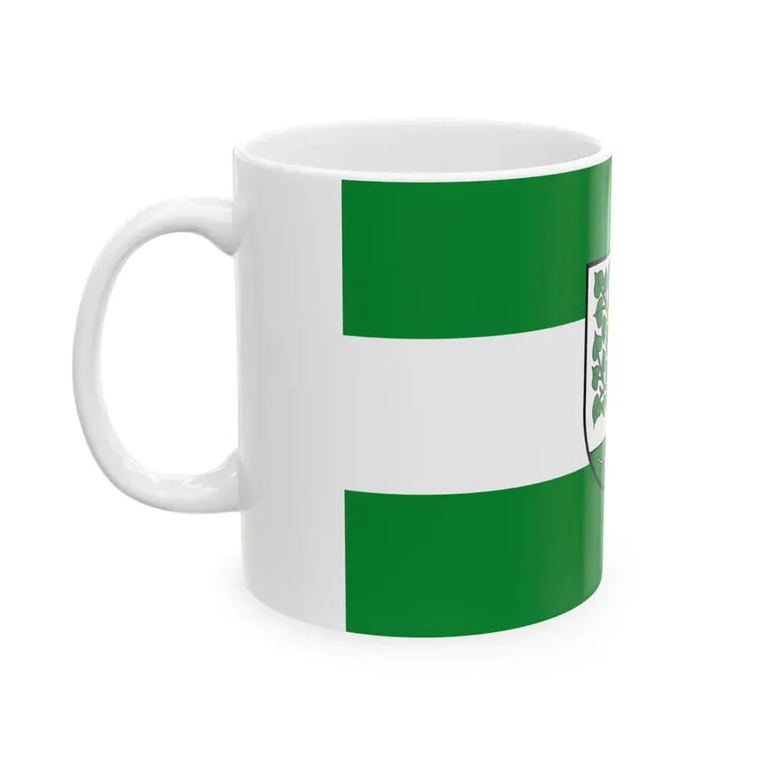 Flagge Lindern Oldb (Germany) White Coffee Mug - Go Mug Yourself