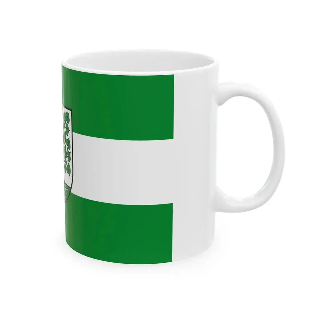 Flagge Lindern Oldb (Germany) White Coffee Mug - Go Mug Yourself