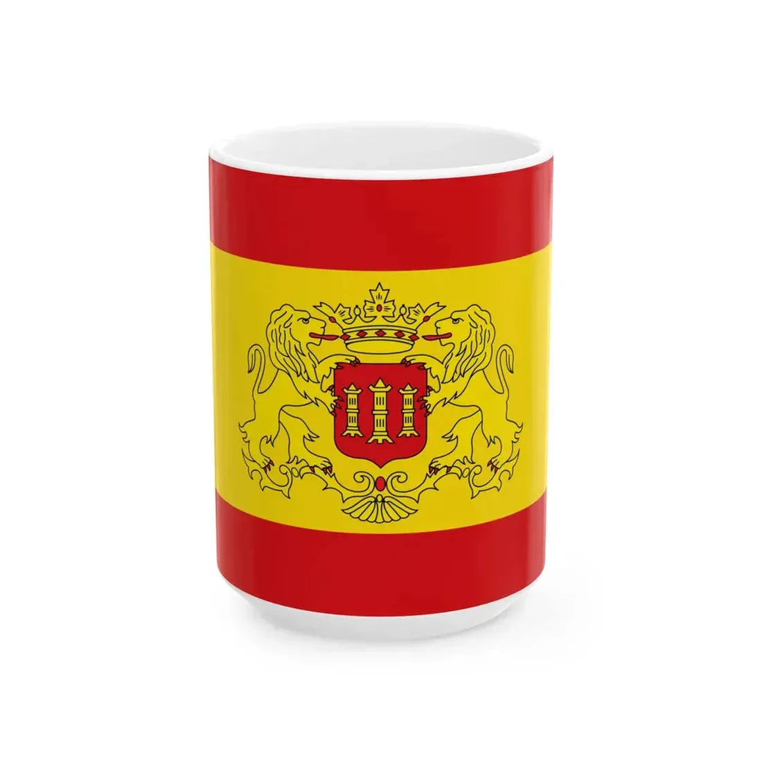 Flagge Lingen Ems (Germany) White Coffee Mug 15oz - Go Mug Yourself