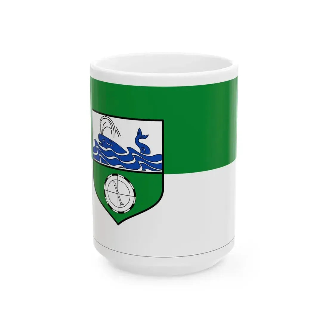 Flagge List auf Sylt (Germany) White Coffee Mug 15oz - Go Mug Yourself