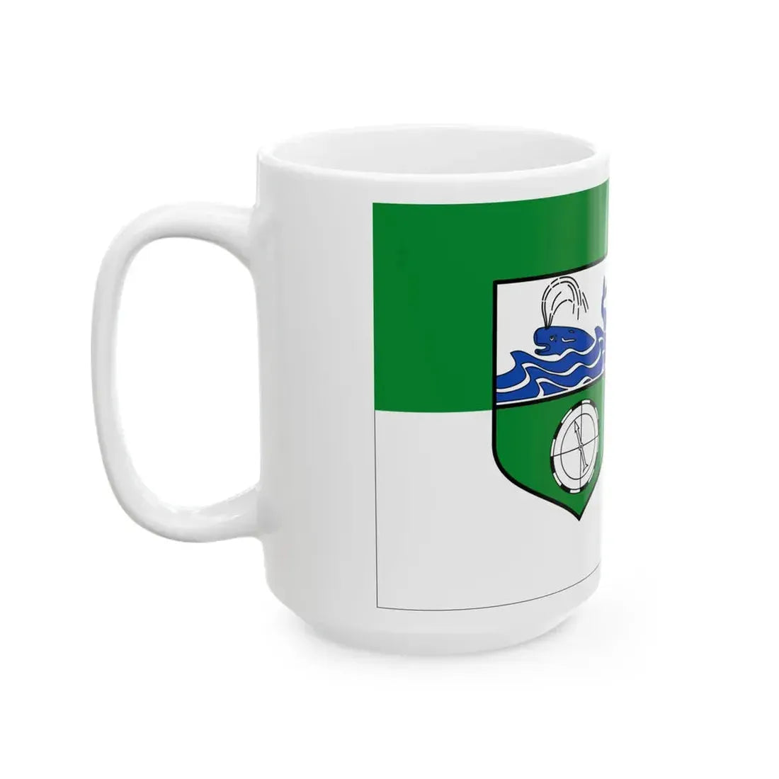 Flagge List auf Sylt (Germany) White Coffee Mug - Go Mug Yourself