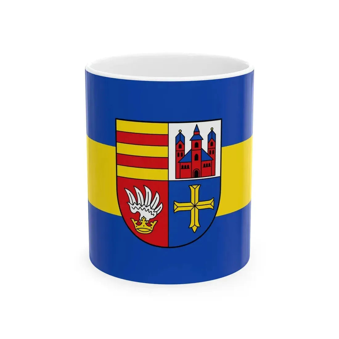 Flagge Lohne Oldenburg (Germany) White Coffee Mug 11oz - Go Mug Yourself