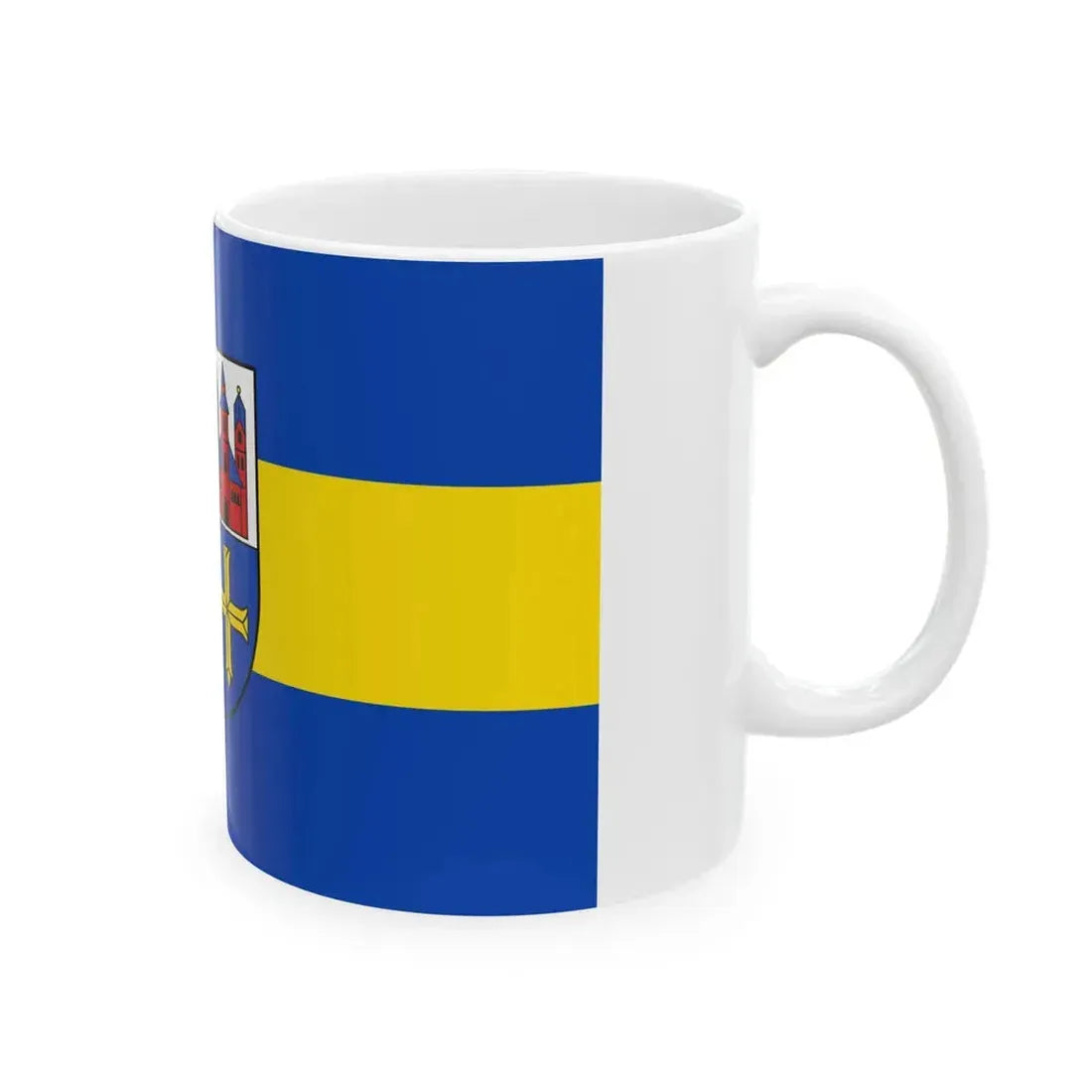 Flagge Lohne Oldenburg (Germany) White Coffee Mug - Go Mug Yourself