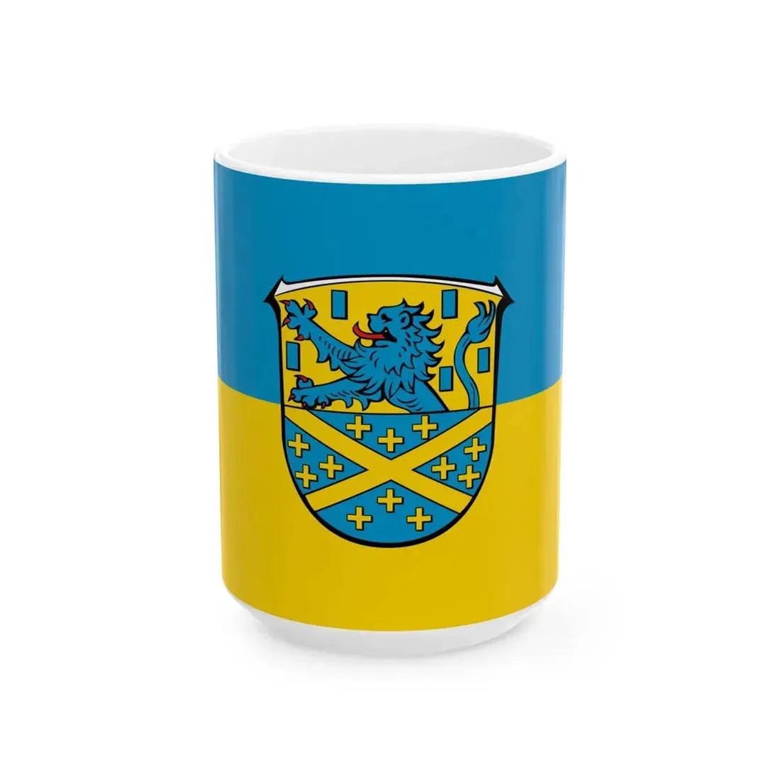 Flagge Lohra (Germany) White Coffee Mug 15oz - Go Mug Yourself