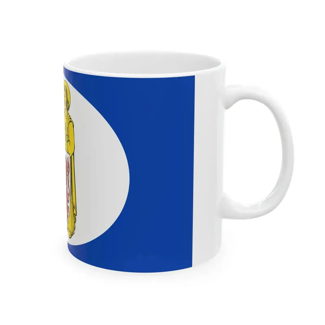 Flagge Lontzen (Belgium) White Coffee Mug - Go Mug Yourself