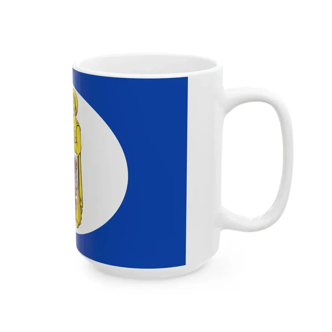 Flagge Lontzen (Belgium) White Coffee Mug - Go Mug Yourself