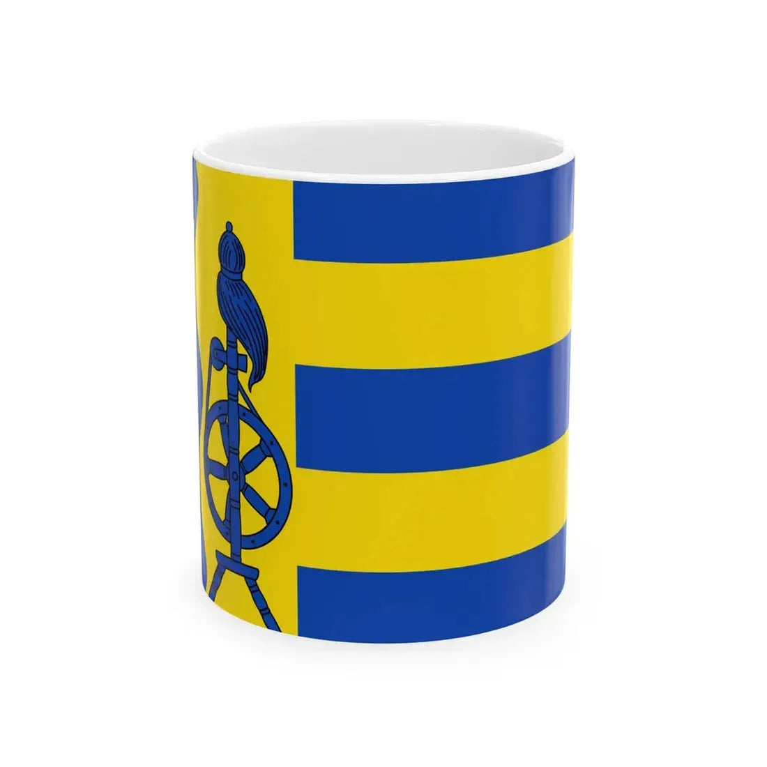 Flagge Luenne (Germany) White Coffee Mug 11oz - Go Mug Yourself