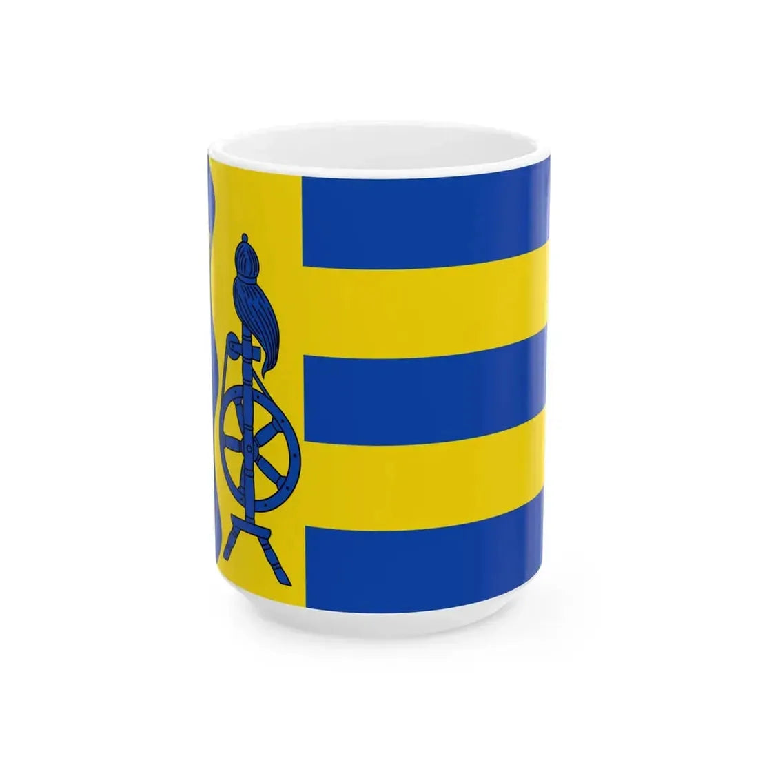 Flagge Luenne (Germany) White Coffee Mug 15oz - Go Mug Yourself