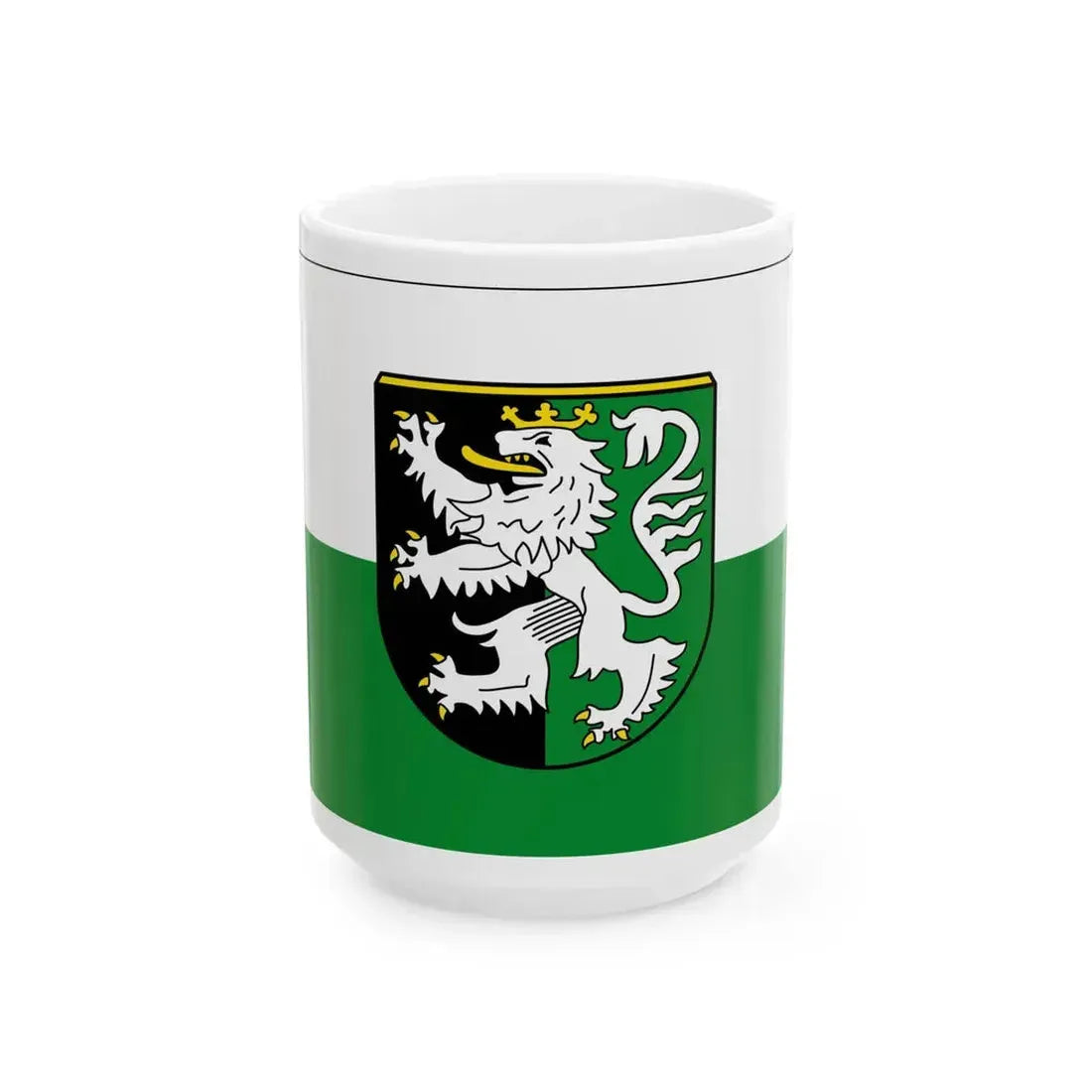 Flagge Luetetsburg (Germany) White Coffee Mug 15oz - Go Mug Yourself