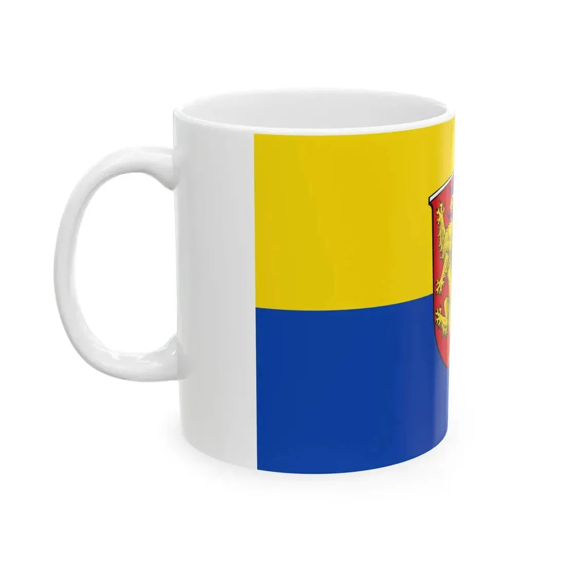 Flagge Luetzelbach (Germany) White Coffee Mug - Go Mug Yourself