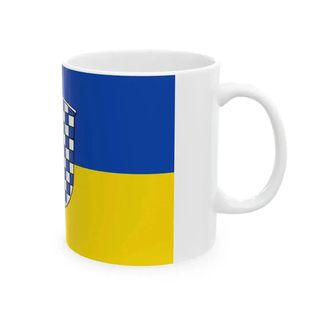 Flagge Luetzelbach (Germany) White Coffee Mug - Go Mug Yourself