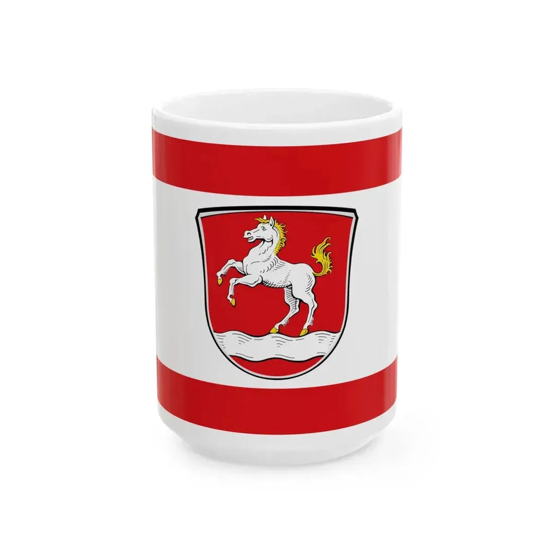 Flagge Mainflingen (Germany) White Coffee Mug 15oz - Go Mug Yourself