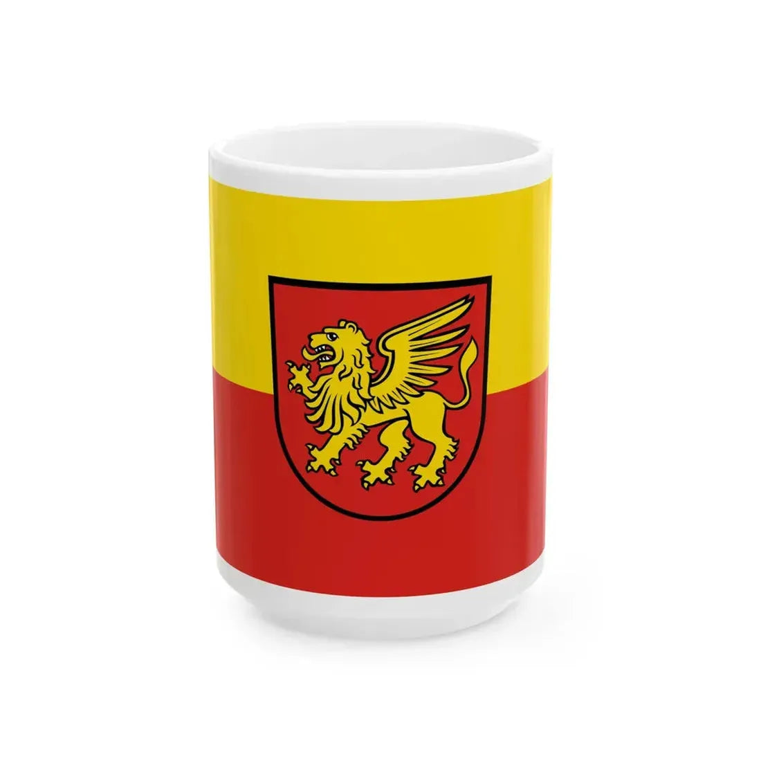 Flagge Marxzell (Germany) White Coffee Mug 15oz - Go Mug Yourself