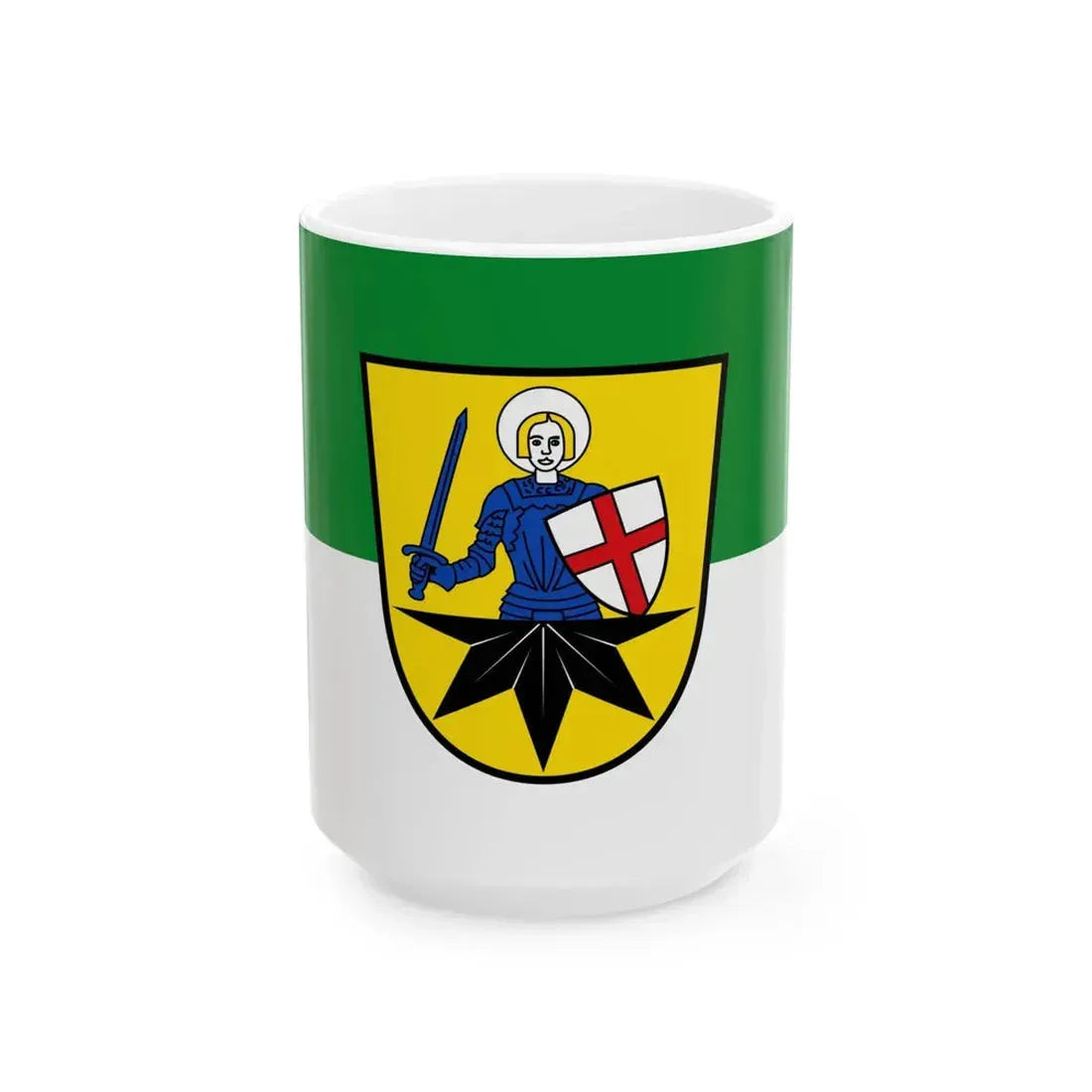 Flagge Mengeringhausen (Germany) White Coffee Mug 15oz - Go Mug Yourself