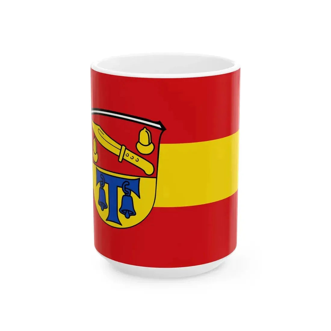 Flagge Messingen (Germany) White Coffee Mug 15oz - Go Mug Yourself