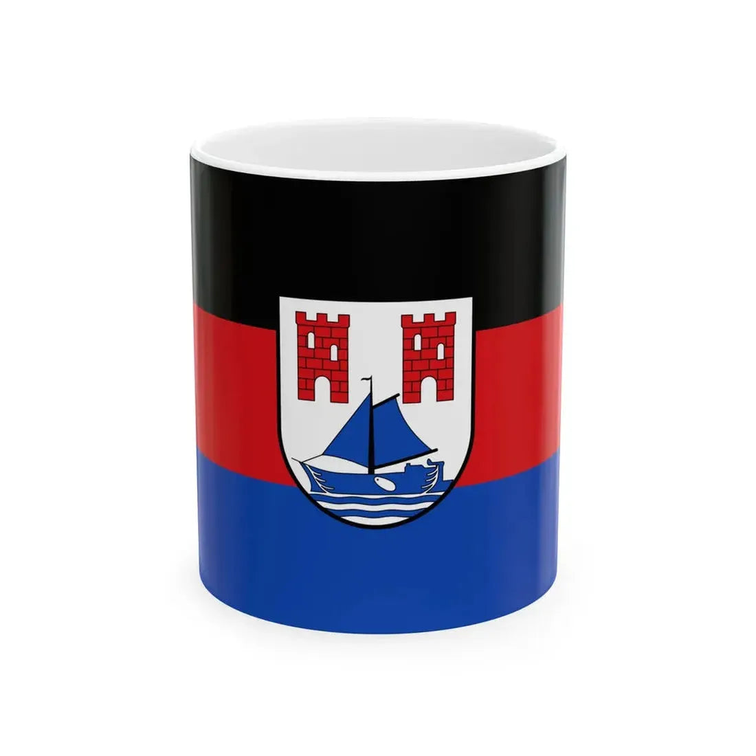 Flagge Moormerland (Germany) White Coffee Mug 11oz - Go Mug Yourself