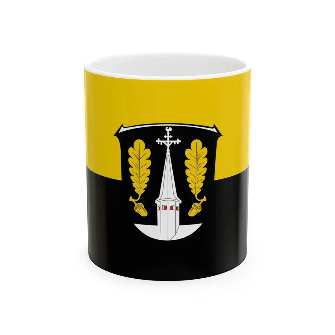 Flagge Mornshausen Gladenbach (Germany) White Coffee Mug 11oz - Go Mug Yourself