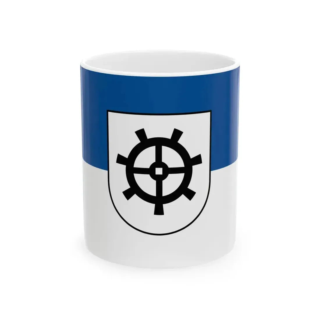 Flagge Muehlheim an der Donau (Germany) White Coffee Mug 11oz - Go Mug Yourself