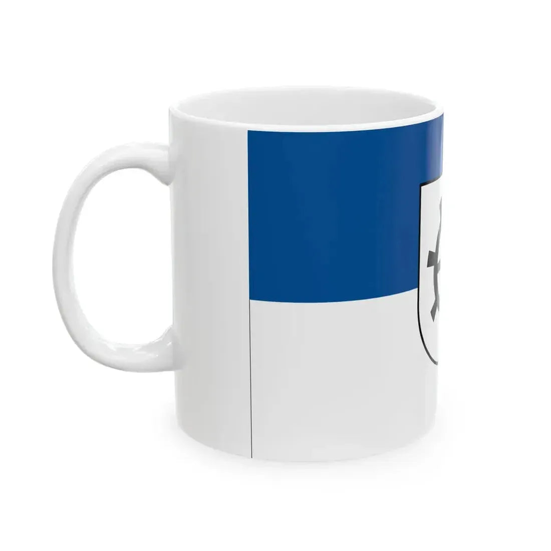 Flagge Muehlheim an der Donau (Germany) White Coffee Mug - Go Mug Yourself