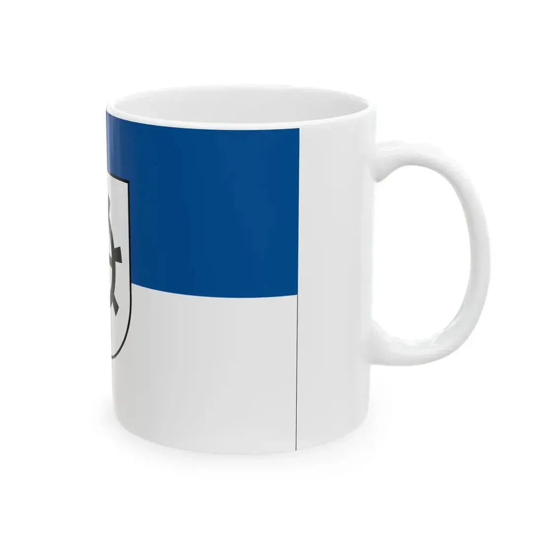 Flagge Muehlheim an der Donau (Germany) White Coffee Mug - Go Mug Yourself