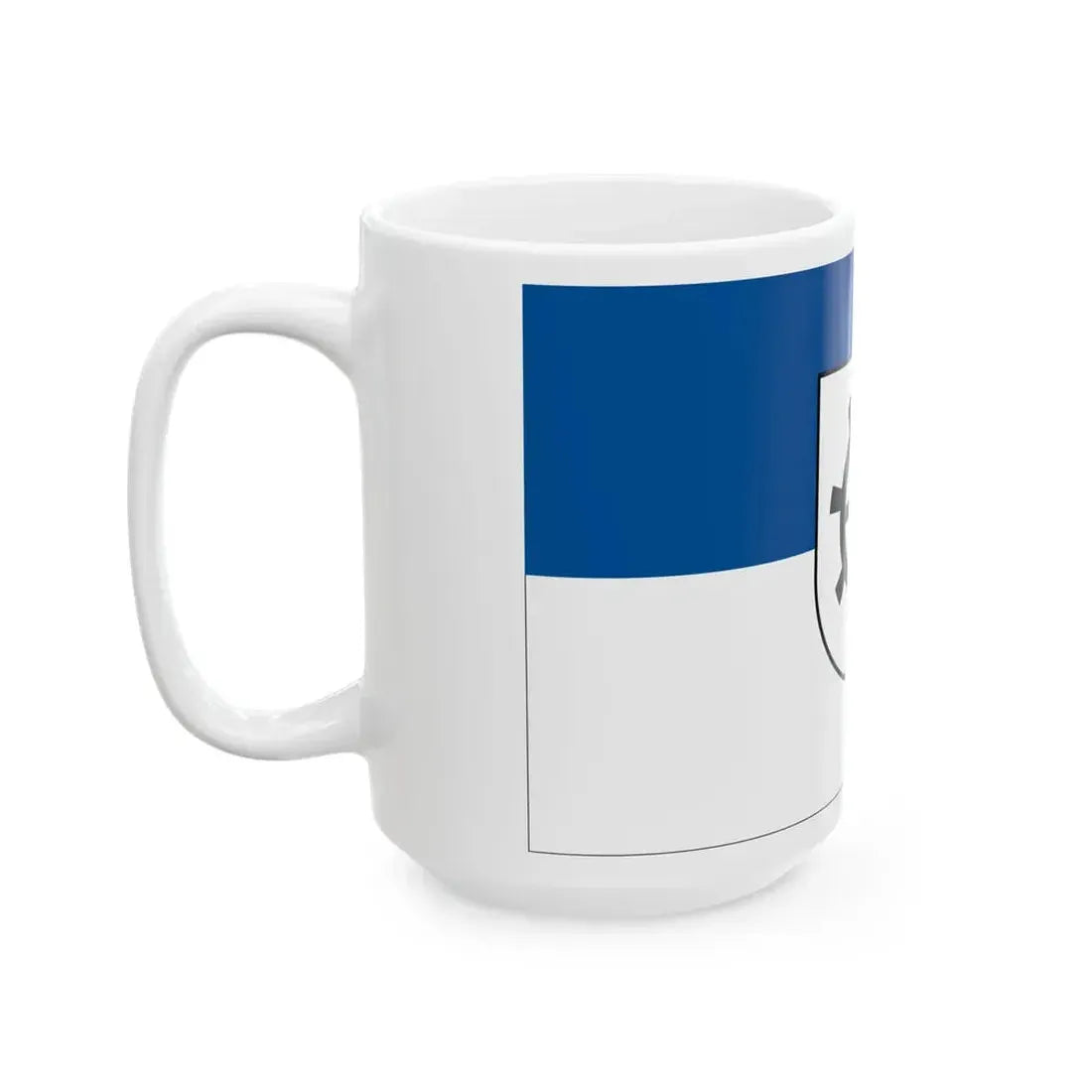 Flagge Muehlheim an der Donau (Germany) White Coffee Mug - Go Mug Yourself