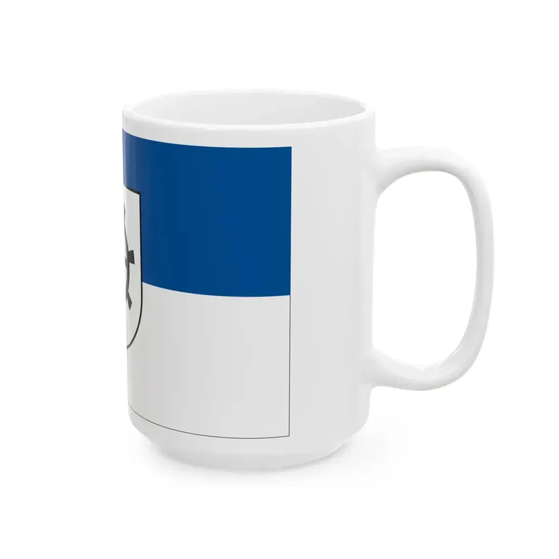 Flagge Muehlheim an der Donau (Germany) White Coffee Mug - Go Mug Yourself