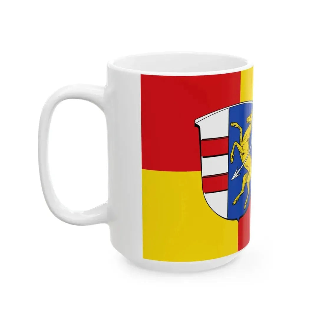 Flagge Muemling-Grumbach (Germany) White Coffee Mug - Go Mug Yourself