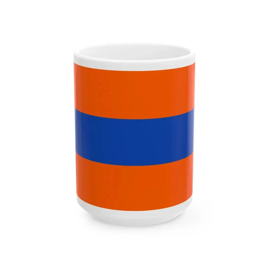 Flagge Nassau 2 (Germany) White Coffee Mug 15oz - Go Mug Yourself