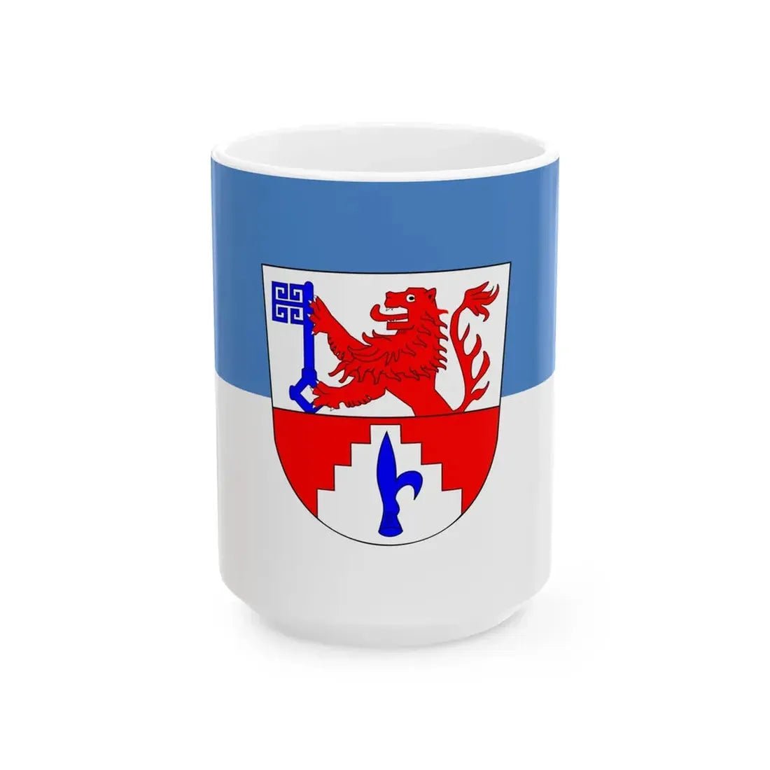 Flagge Neuhaus Oste (Germany) White Coffee Mug 15oz - Go Mug Yourself