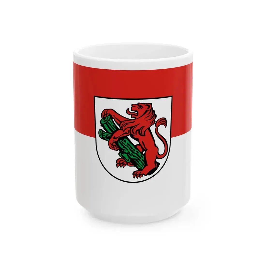 Flagge Neuhausen auf den Fildern (Germany) White Coffee Mug 15oz - Go Mug Yourself