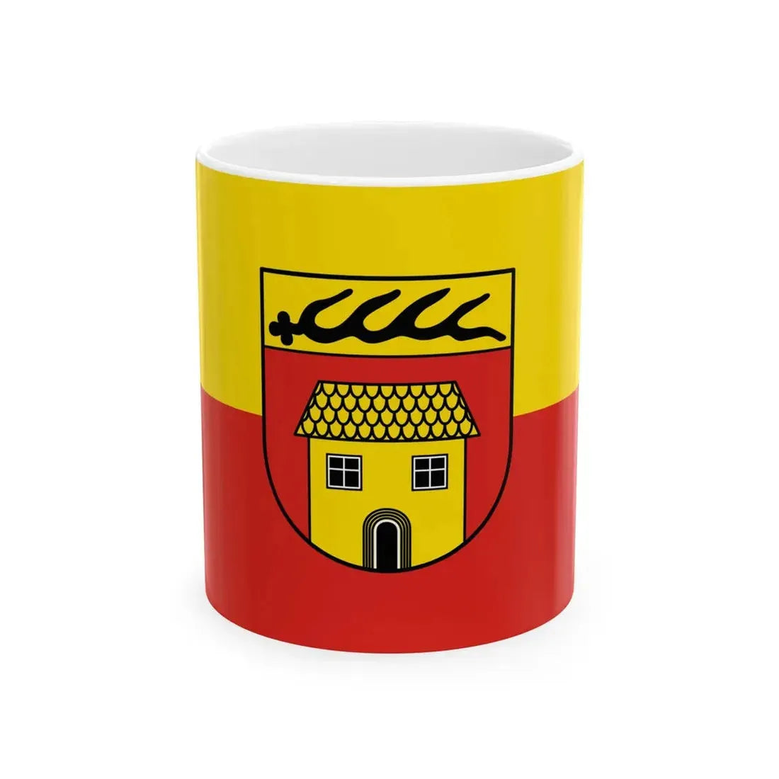 Flagge Neuhausen ob Eck (Germany) White Coffee Mug 11oz - Go Mug Yourself