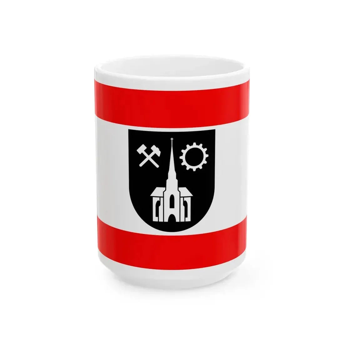Flagge Neunkirchen (Germany) White Coffee Mug 15oz - Go Mug Yourself