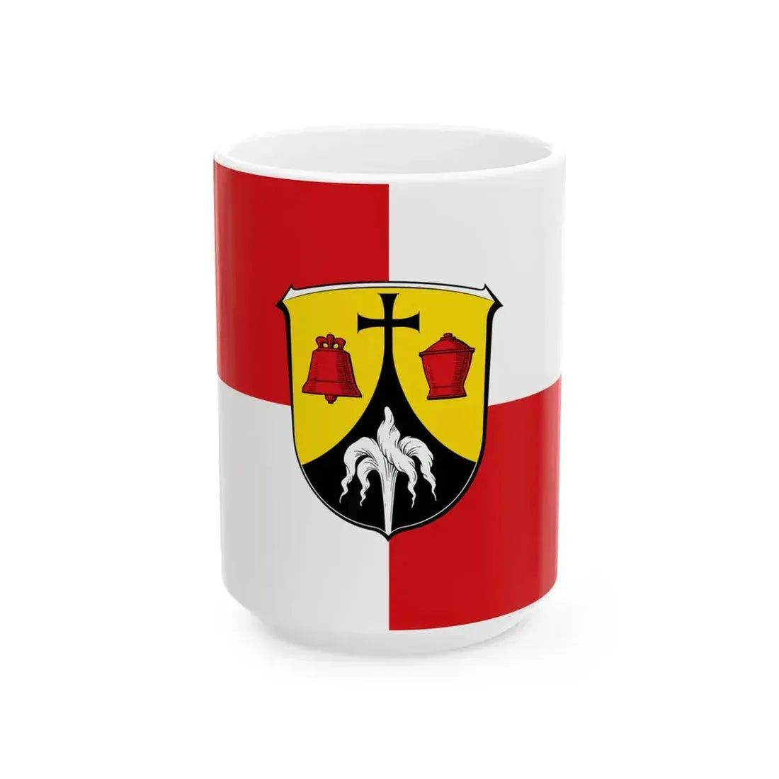 Flagge Neunkirchen Modautal (Germany) White Coffee Mug 15oz - Go Mug Yourself