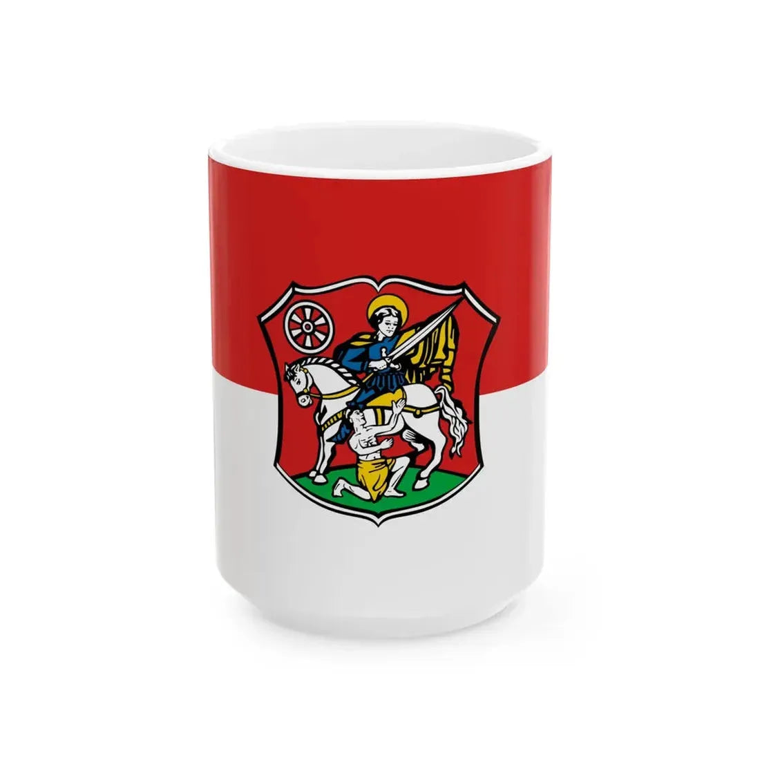 Flagge Neustadt Hessen (Germany) White Coffee Mug 15oz - Go Mug Yourself