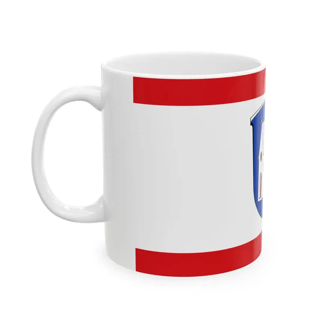 Flagge Niedernhausen Fischbachtal (Germany) White Coffee Mug - Go Mug Yourself