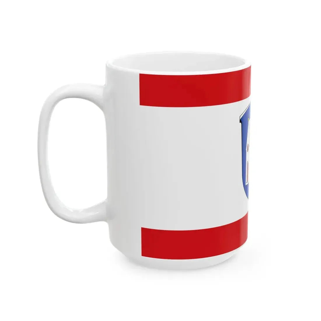Flagge Niedernhausen Fischbachtal (Germany) White Coffee Mug - Go Mug Yourself