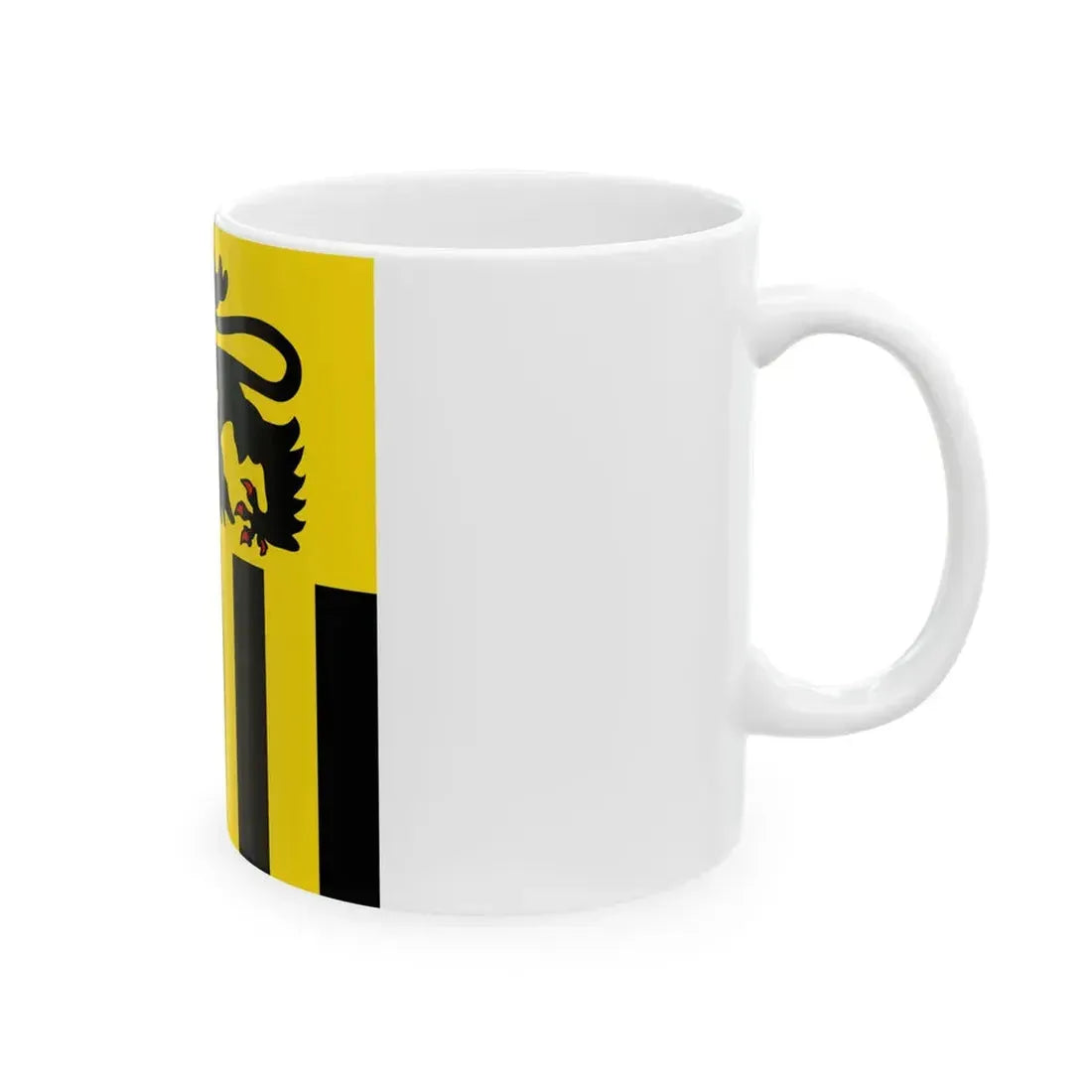 Flagge Niederzier (Germany) White Coffee Mug - Go Mug Yourself