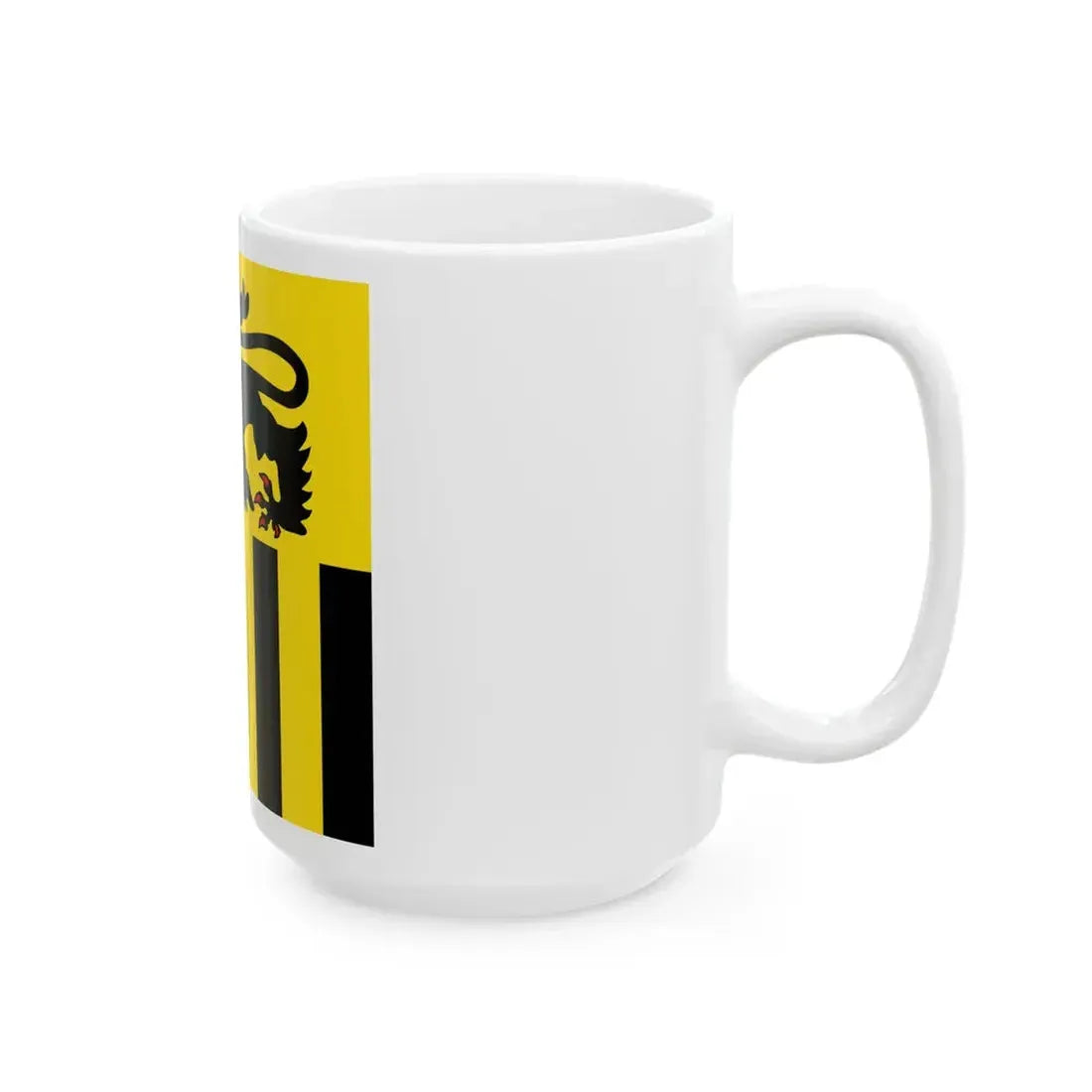 Flagge Niederzier (Germany) White Coffee Mug - Go Mug Yourself