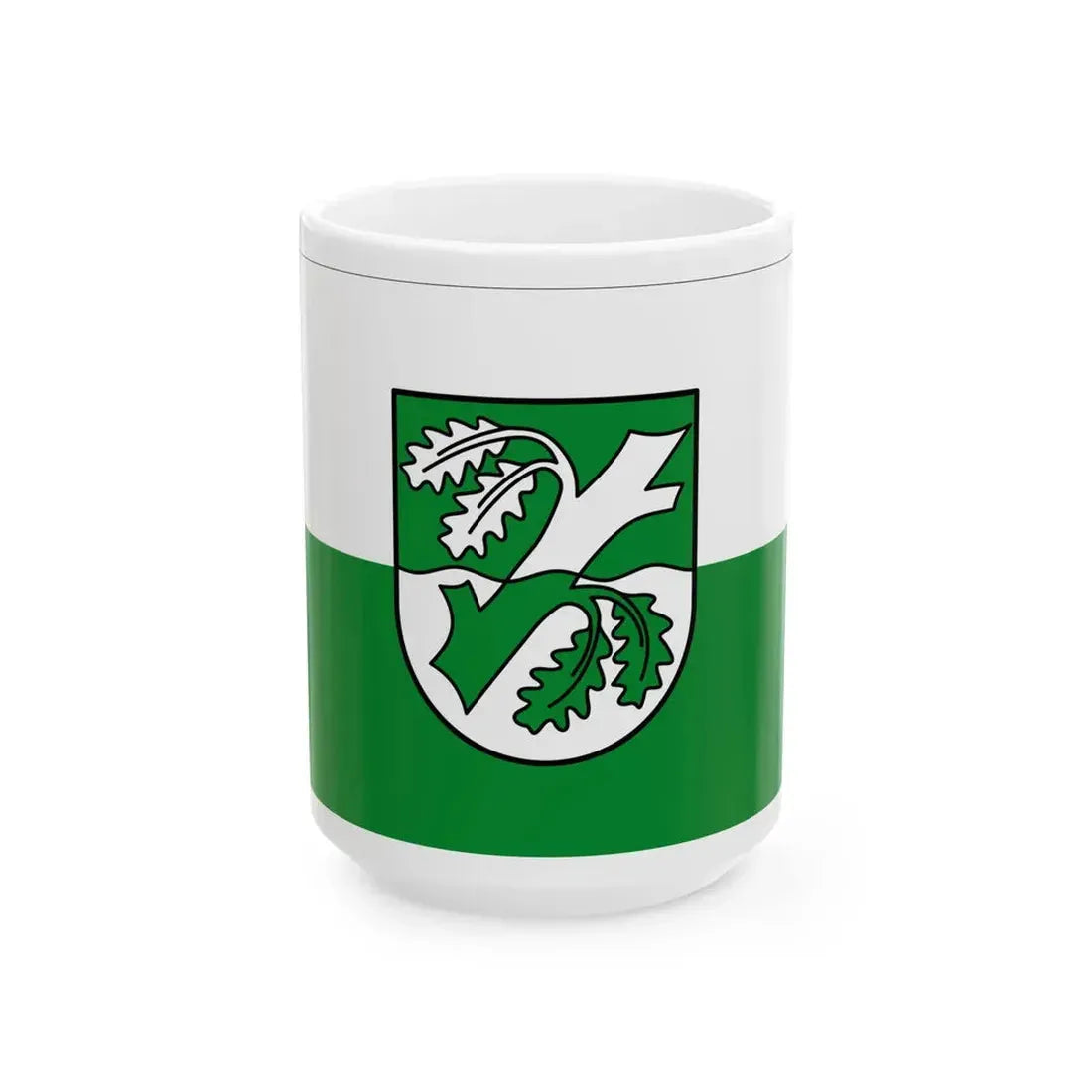 Flagge Niemetal (Germany) White Coffee Mug 15oz - Go Mug Yourself