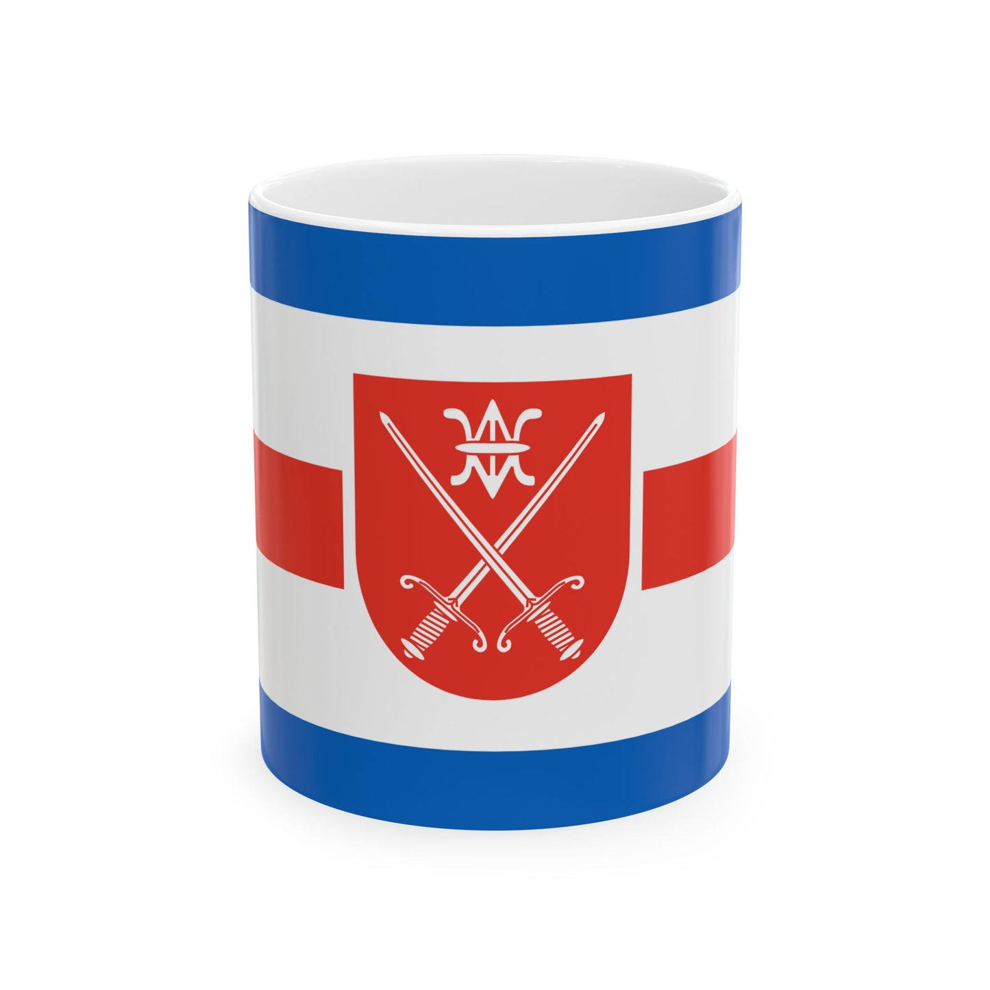 Flagge Niendorf Stecknitz (Germany) White Coffee Mug-11oz-Go Mug Yourself
