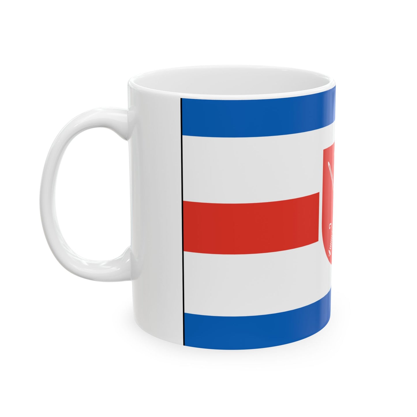 Flagge Niendorf Stecknitz (Germany) White Coffee Mug-Go Mug Yourself