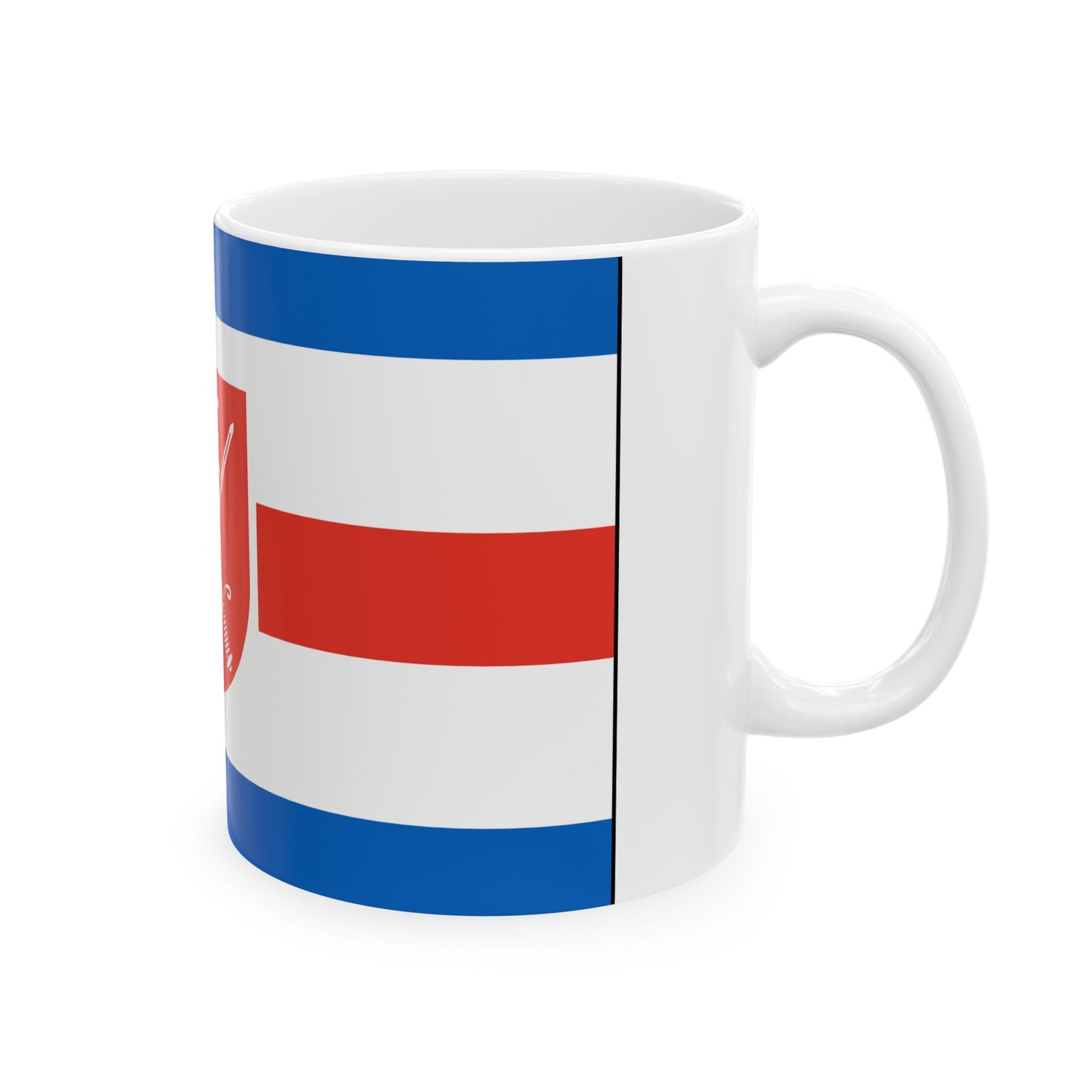 Flagge Niendorf Stecknitz (Germany) White Coffee Mug-Go Mug Yourself