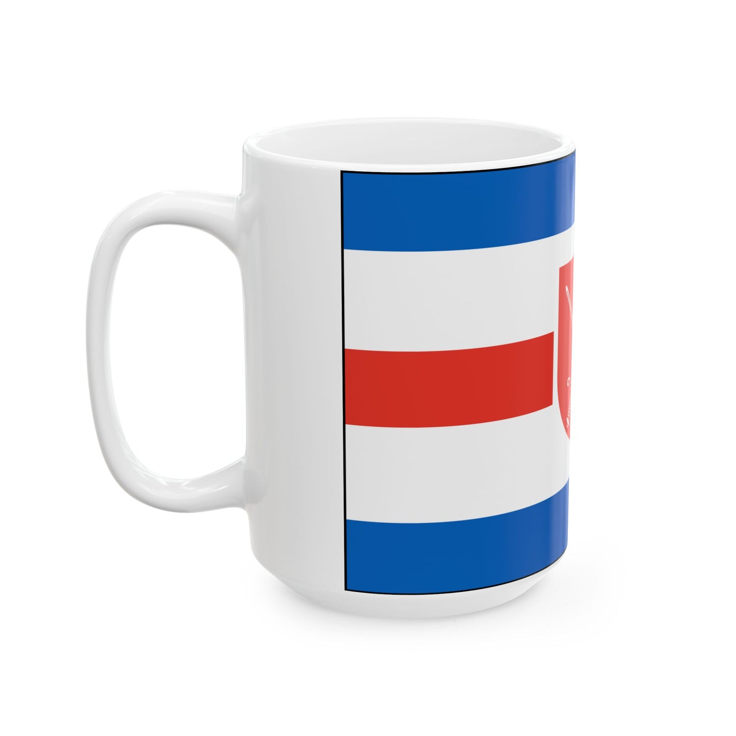 Flagge Niendorf Stecknitz (Germany) White Coffee Mug-Go Mug Yourself
