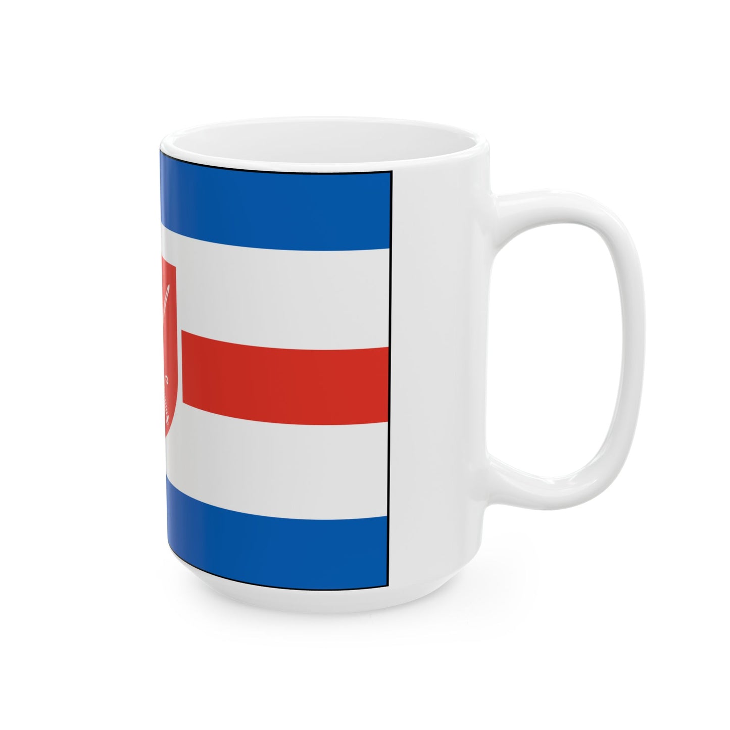 Flagge Niendorf Stecknitz (Germany) White Coffee Mug-Go Mug Yourself