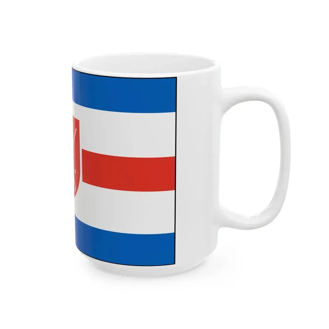 Flagge Niendorf Stecknitz (Germany) White Coffee Mug - Go Mug Yourself